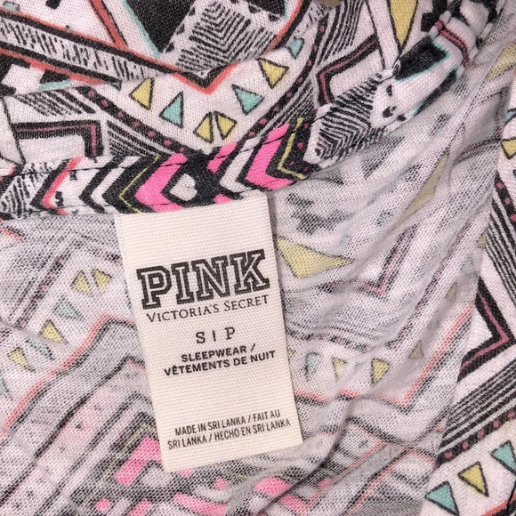 PINK Victorias Secret size small boho tee - Picture 4 of 5